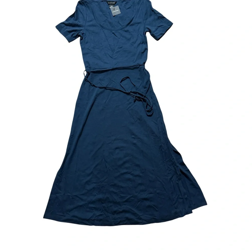 Club Monaco Navy Midi Dress - Picture 3 of 6